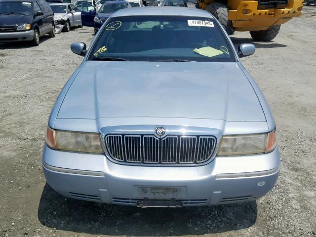 2MEFM75W4YX745964 - 2000 MERCURY GRAND MARQ BLUE photo 7