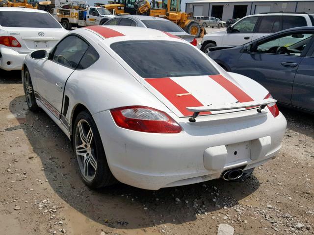 WP0AB29877U782349 - 2007 PORSCHE CAYMAN S WHITE photo 3