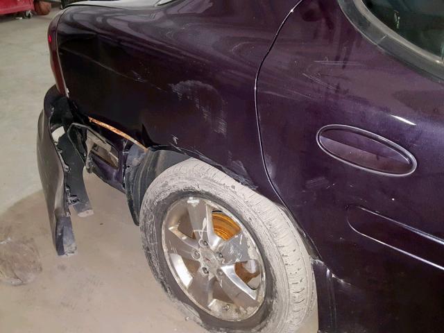 2G2WP552571173285 - 2007 PONTIAC GRAND PRIX PURPLE photo 9