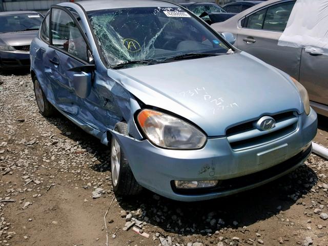 KMHCN36C79U123314 - 2009 HYUNDAI ACCENT SE BLUE photo 1