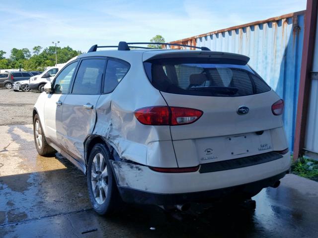 4S4WX83D174400019 - 2007 SUBARU B9 TRIBECA WHITE photo 3