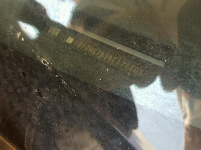 1G1ZH57B39F171705 - 2009 CHEVROLET MALIBU 1LT WHITE photo 10