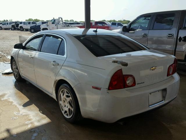 1G1ZH57B39F171705 - 2009 CHEVROLET MALIBU 1LT WHITE photo 3