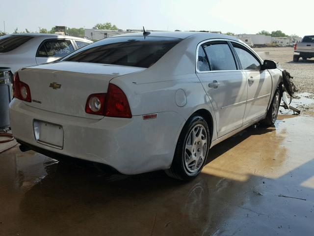 1G1ZH57B39F171705 - 2009 CHEVROLET MALIBU 1LT WHITE photo 4