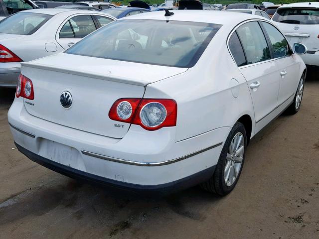 WVWJM7AN7AE129529 - 2010 VOLKSWAGEN PASSAT KOM WHITE photo 4