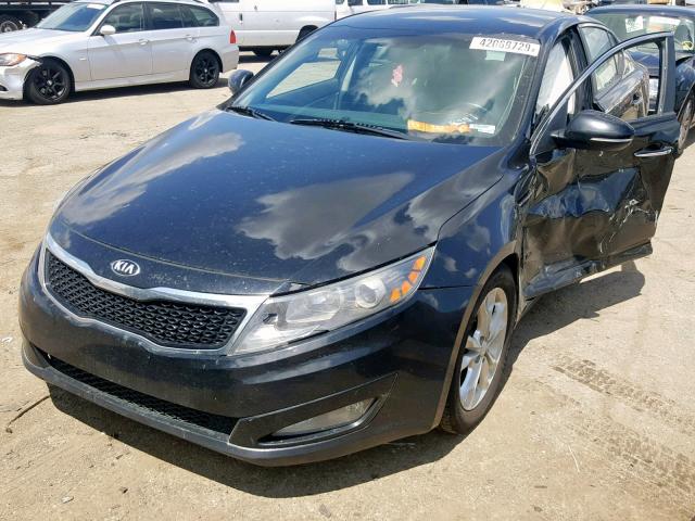 5XXGN4A76DG237549 - 2013 KIA OPTIMA EX BLACK photo 2