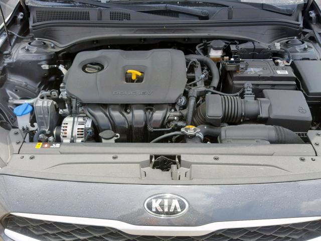 3KPF24AD0KE095246 - 2019 KIA FORTE FE BLACK photo 7