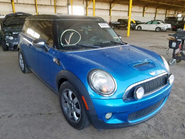 WMWMM33548TP89212 - 2008 MINI COOPER S C BLUE photo 1