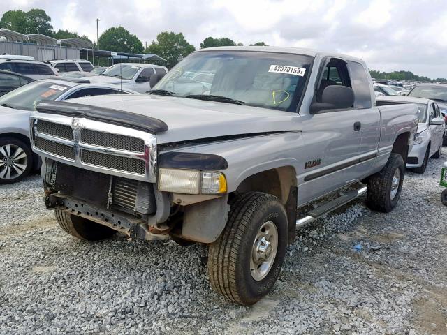 3B7KF23781G181115 - 2001 DODGE RAM 2500 GRAY photo 2