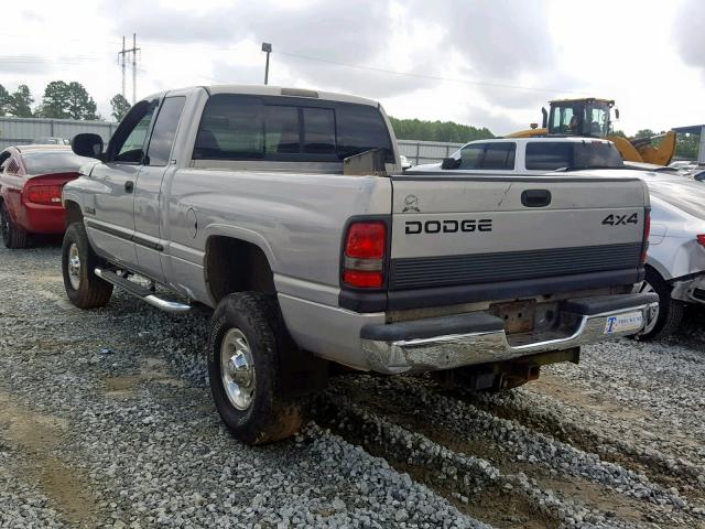 3B7KF23781G181115 - 2001 DODGE RAM 2500 GRAY photo 3