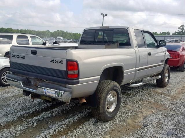 3B7KF23781G181115 - 2001 DODGE RAM 2500 GRAY photo 4