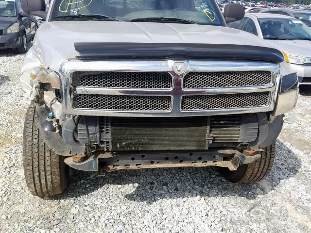 3B7KF23781G181115 - 2001 DODGE RAM 2500 GRAY photo 9