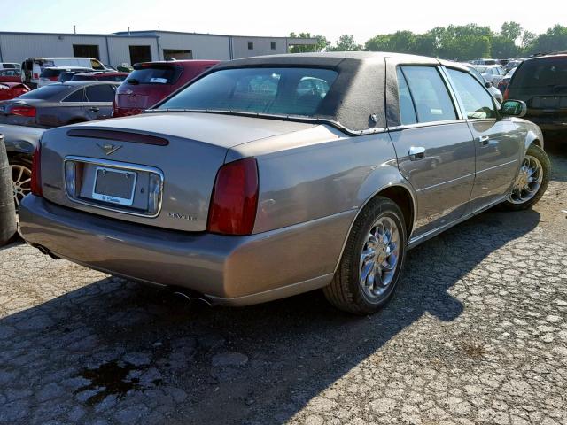 1G6KD54Y53U198035 - 2003 CADILLAC DEVILLE BEIGE photo 4