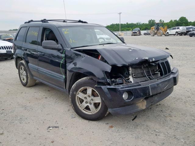 1J4GR48K76C115097 - 2006 JEEP GRAND CHER BLACK photo 1