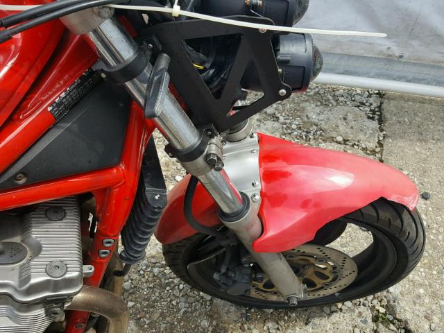 JS1GN77A8T2101863 - 1996 SUZUKI GSF600 S RED photo 10