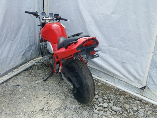 JS1GN77A8T2101863 - 1996 SUZUKI GSF600 S RED photo 3