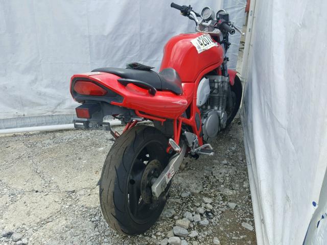 JS1GN77A8T2101863 - 1996 SUZUKI GSF600 S RED photo 4