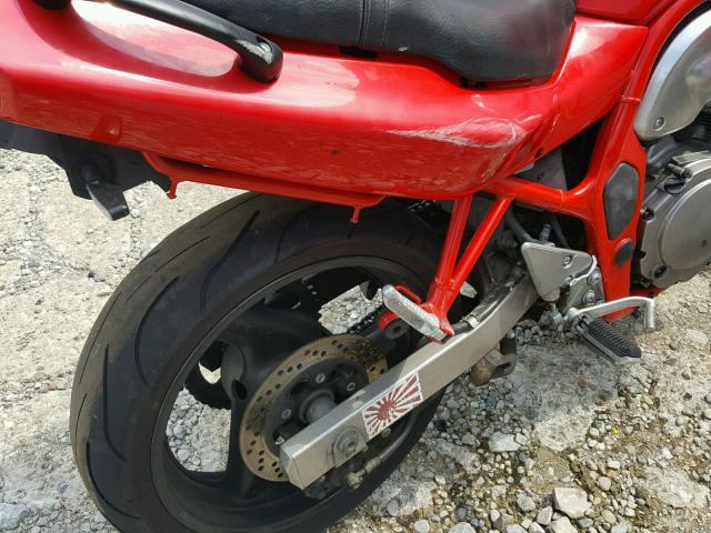 JS1GN77A8T2101863 - 1996 SUZUKI GSF600 S RED photo 9