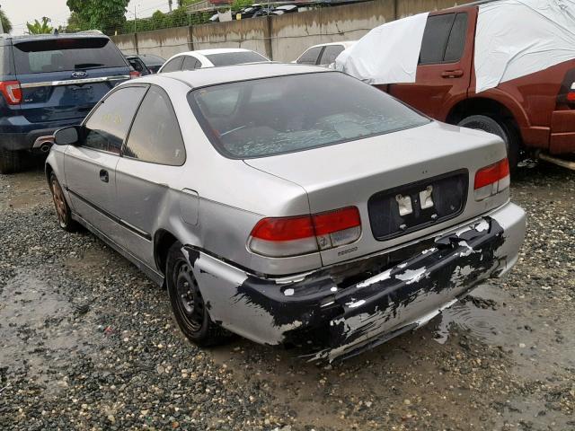 1HGEJ6221XL090192 - 1999 HONDA CIVIC DX SILVER photo 3