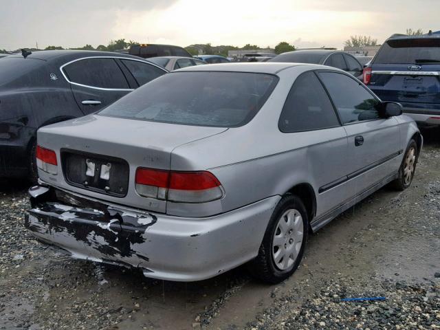 1HGEJ6221XL090192 - 1999 HONDA CIVIC DX SILVER photo 4