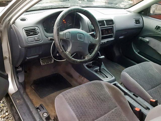 1HGEJ6221XL090192 - 1999 HONDA CIVIC DX SILVER photo 9