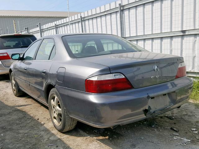 19UUA56632A805111 - 2002 ACURA 3.2TL GRAY photo 3