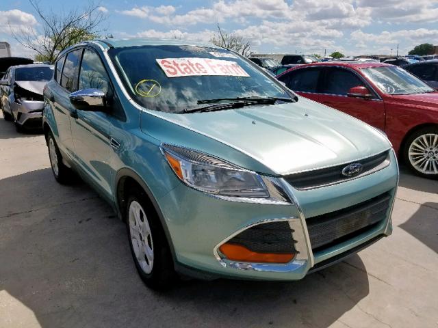 1FMCU0F77DUA25770 - 2013 FORD ESCAPE S TEAL photo 1