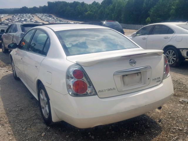 1N4BL11E35C111475 - 2005 NISSAN ALTIMA SE WHITE photo 3