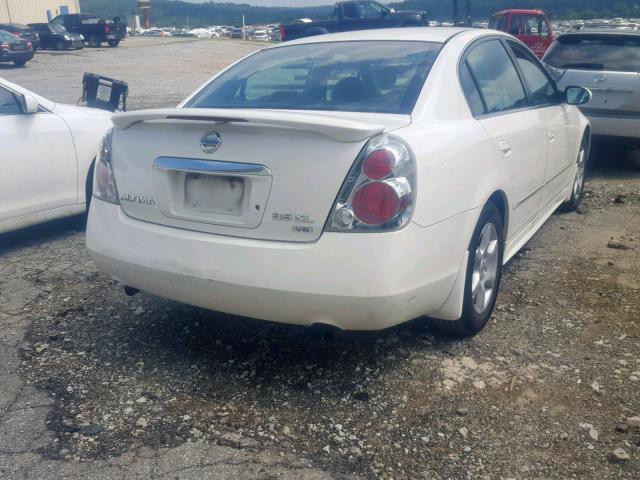 1N4BL11E35C111475 - 2005 NISSAN ALTIMA SE WHITE photo 4