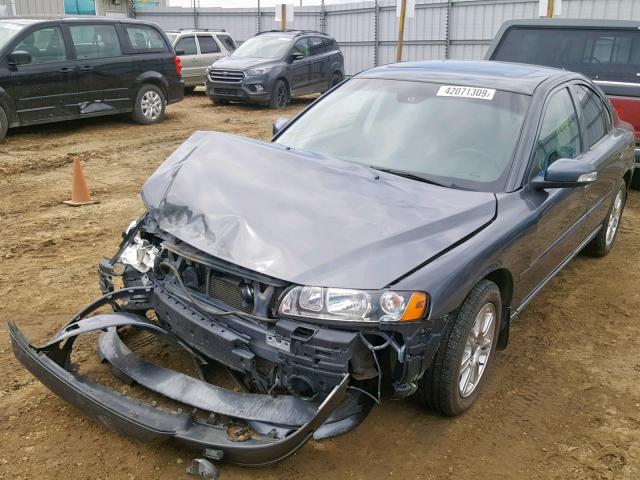 YV1RS592682681245 - 2008 VOLVO S60 2.5T GRAY photo 2