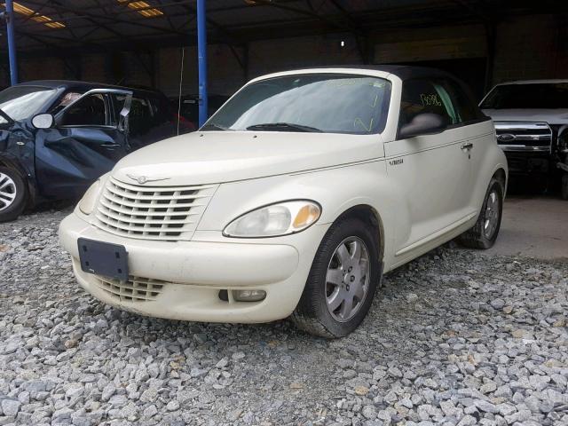 3C3EY55E35T628522 - 2005 CHRYSLER PT CRUISER CREAM photo 2