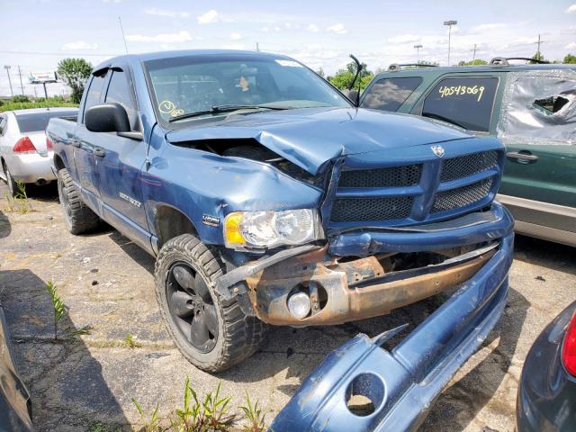 1D7HU18D43S277706 - 2003 DODGE RAM 1500 S BLUE photo 1