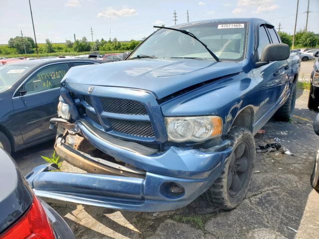 1D7HU18D43S277706 - 2003 DODGE RAM 1500 S BLUE photo 2