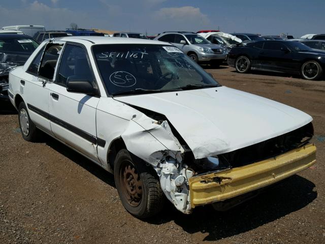 JM1BG2241N0496207 - 1992 MAZDA PROTEGE DX WHITE photo 1