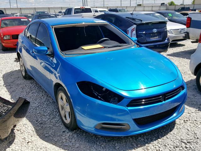 1C3CDFBB8GD689764 - 2016 DODGE DART SXT BLUE photo 1