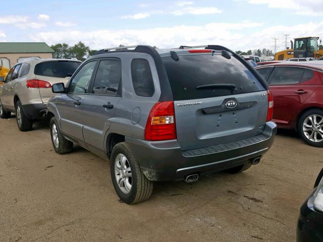 KNDJF723257124451 - 2005 KIA NEW SPORTA GRAY photo 3