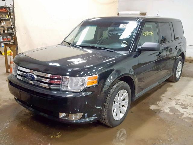 2FMGK5BC6BBD20448 - 2011 FORD FLEX SE BLACK photo 2