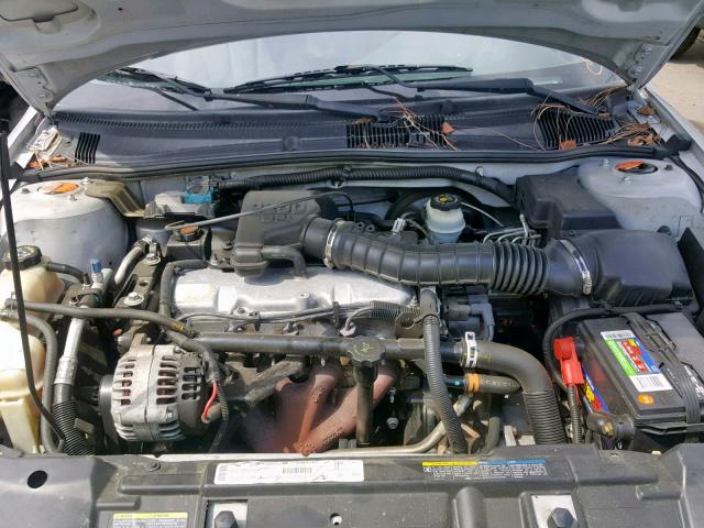 1G1JC524827112749 - 2002 CHEVROLET CAVALIER B SILVER photo 7