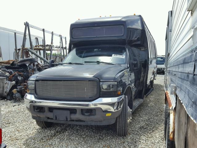 1FDAF56P04EC21963 - 2004 FORD F550 SUPER BLACK photo 2