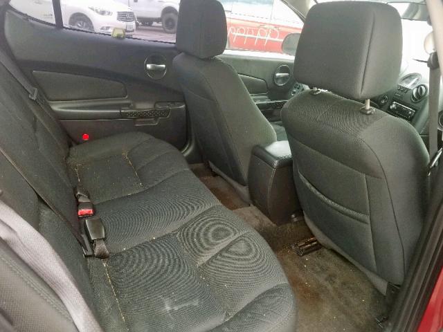 2G2WP552X81104058 - 2008 PONTIAC GRAND PRIX Бордовый фото 6