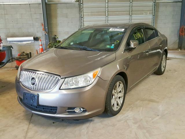 1G4GD5GG7AF302107 - 2010 BUICK LACROSSE C GRAY photo 2