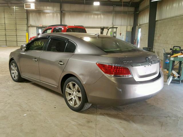 1G4GD5GG7AF302107 - 2010 BUICK LACROSSE C GRAY photo 3