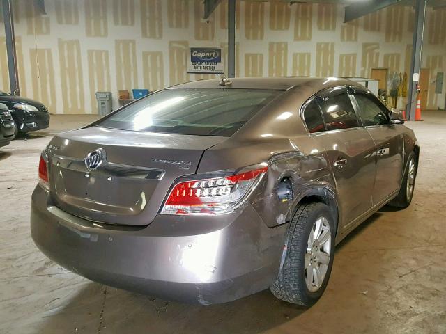 1G4GD5GG7AF302107 - 2010 BUICK LACROSSE C GRAY photo 4