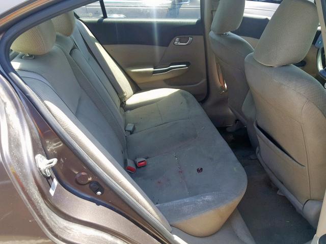 2HGFB2F85CH519026 - 2012 HONDA CIVIC EX GOLD photo 6