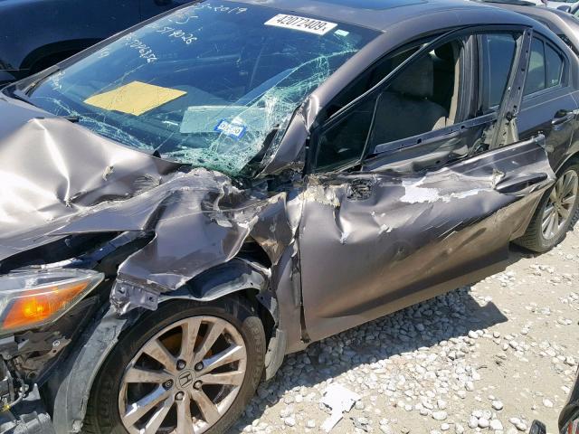 2HGFB2F85CH519026 - 2012 HONDA CIVIC EX GOLD photo 9