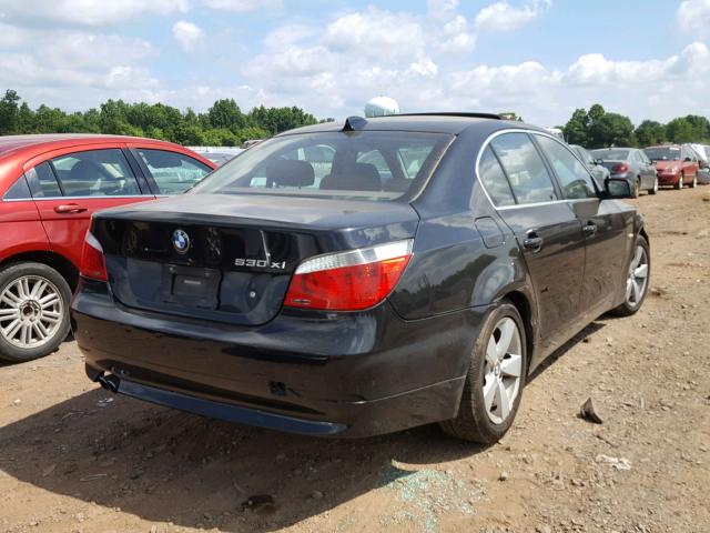 WBANF73507CU24904 - 2007 BMW 530 XI BLACK photo 4