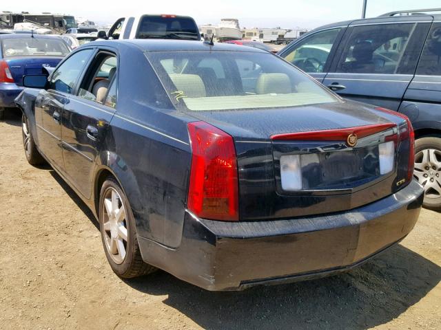 1G6DP567050110555 - 2005 CADILLAC CTS HI FEA BLACK photo 3