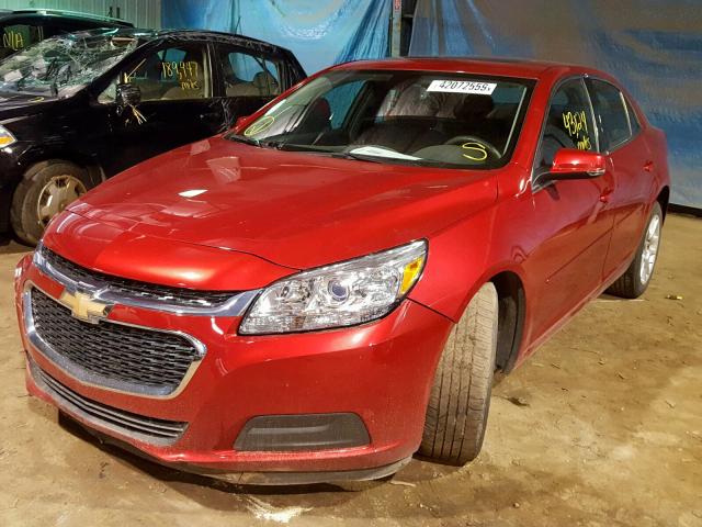 1G11C5SLXEF146077 - 2014 CHEVROLET MALIBU 1LT RED photo 2