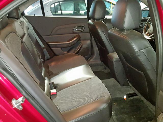 1G11C5SLXEF146077 - 2014 CHEVROLET MALIBU 1LT RED photo 6