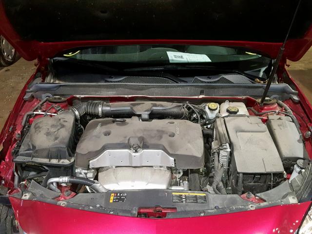1G11C5SLXEF146077 - 2014 CHEVROLET MALIBU 1LT RED photo 7